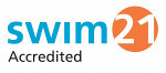 Swim 21 logo and link to swim 21 website
