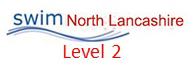 Swim North Lancashire Level 2 meet logo